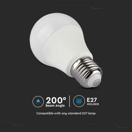 Λαμπτήρας dimming LED RGB A60 E27/8,5W/230V 4000K + τηλεχειριστήριο