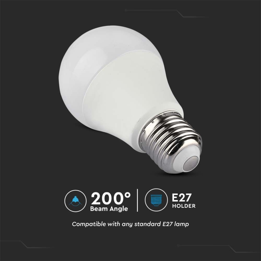 Λαμπτήρας dimming LED RGB A60 E27/8,5W/230V 4000K + τηλεχειριστήριο