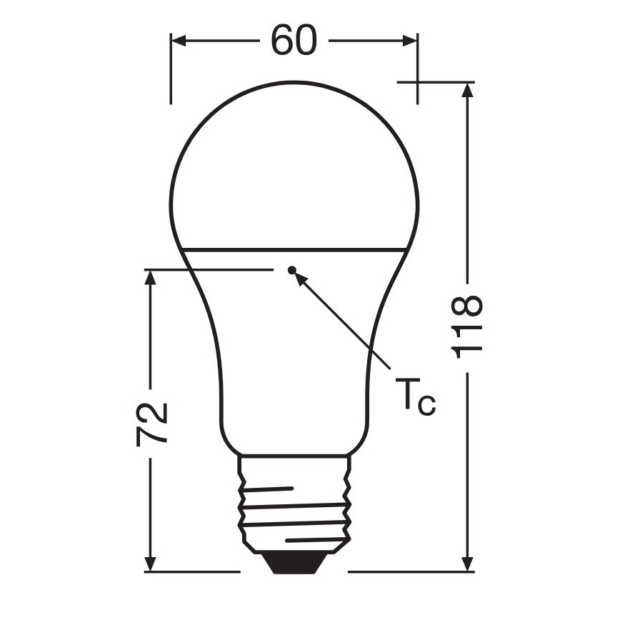 Λαμπτήρας LED από ανακυκλωμένο πλαστικό A100 E27/14W/230V 4000K - Osram