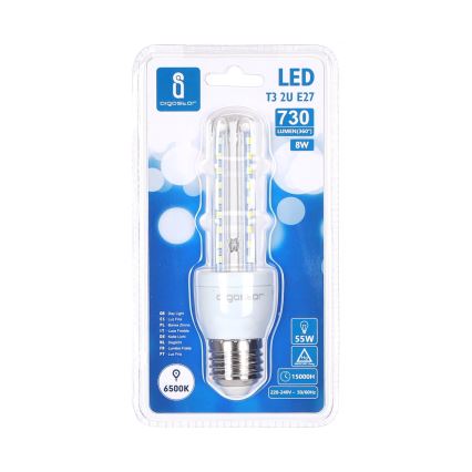 Λαμπτήρας LED B5 E27/8W/230V 6500K - Aigostar