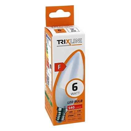 Λαμπτήρας LED C35 E14/6W/230V 2700K