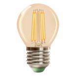 Λαμπτήρας LED CLASSIC AMBER G45 E27/6,5W/230V 2200K - Brilagi