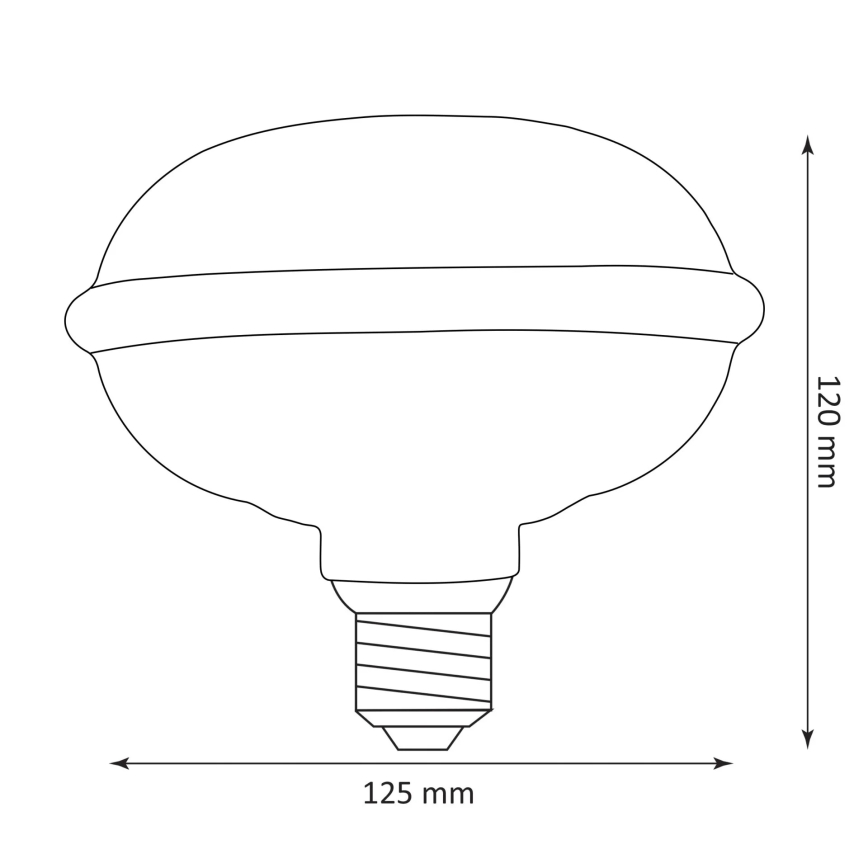 Λαμπτήρας LED DECO VINTAGE FILAMENT UFO130 E27/4W/230V 1800K