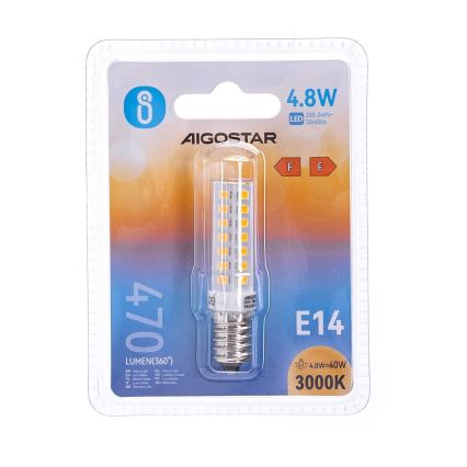 Λαμπτήρας LED E14/4,8W/230V 3000K - Aigostar