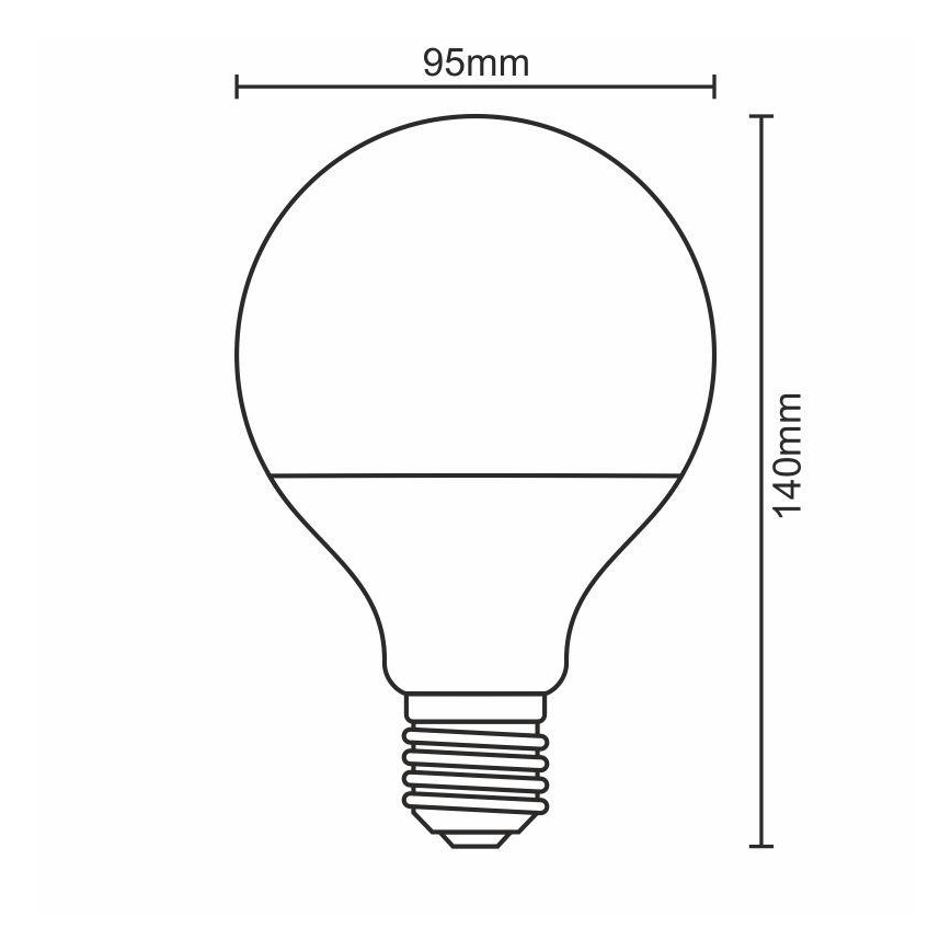 Λαμπτήρας LED E27/18W/165-265V 4000K