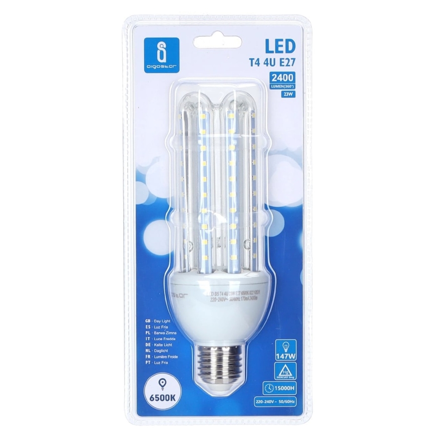 Λαμπτήρας LED E27/23W/230V 6500K - Aigostar