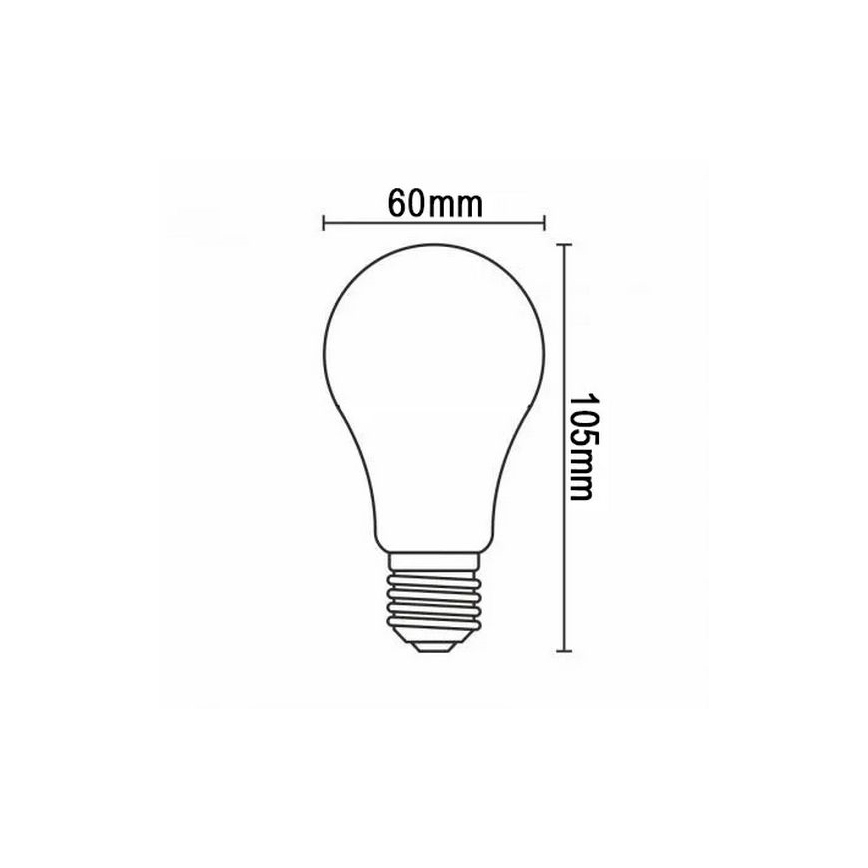 Λαμπτήρας LED FILAMENT A60 E27/12W/230V 330° 4000K