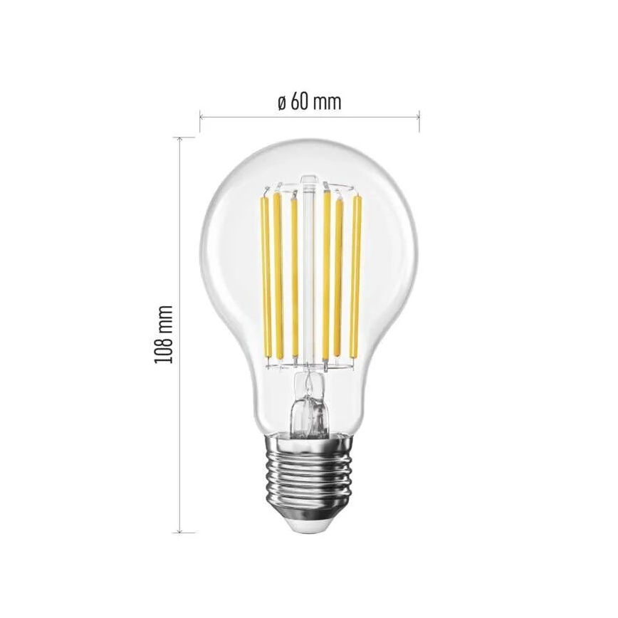 Λαμπτήρας LED FILAMENT A60 E27/7,2W/230V 2700K Ενεργειακή κλάση A