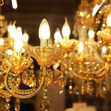 Λαμπτήρας LED FILAMENT AMBER E14/4W/230V 2200K