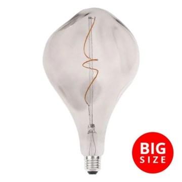 Λαμπτήρας LED FILAMENT BUMPED SMOKE ET160 E27/4W/230V 2000K