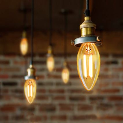 Λαμπτήρας LED FILAMENT C35 E27/8W/230V 2200K - Aigostar