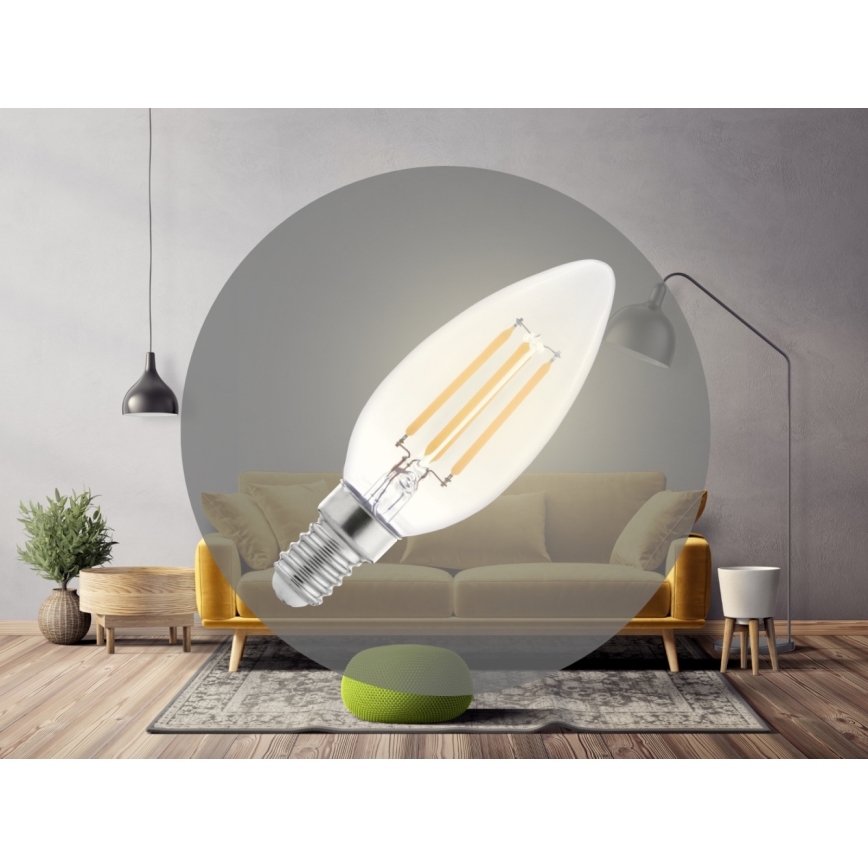 Λαμπτήρας LED FILAMENT C37 E14/6W/230V 3000K