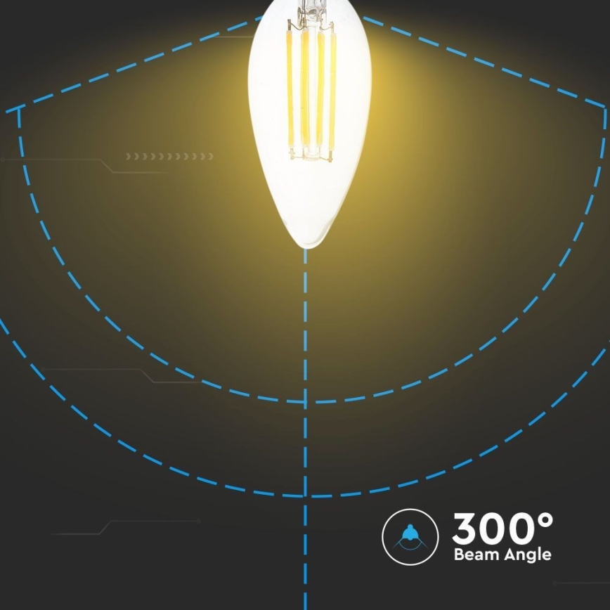 Λαμπτήρας LED FILAMENT E14/4W/230V 3000K