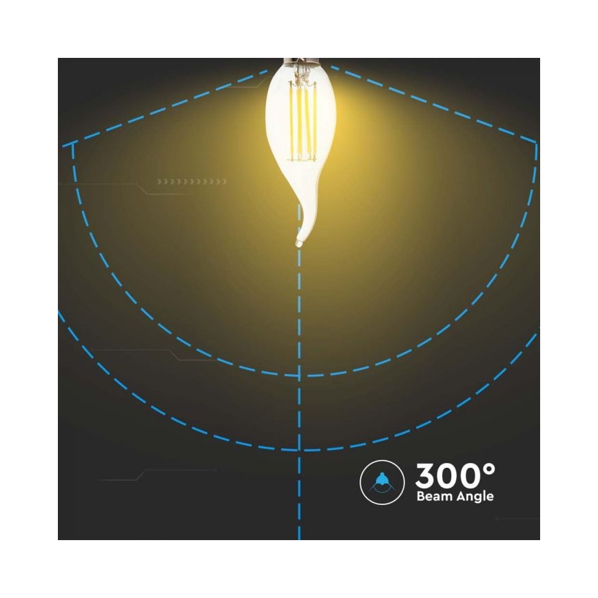 Λαμπτήρας LED Filament E14/4W/230V 4000K