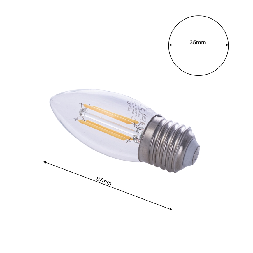 Λαμπτήρας LED FILAMENT E27/4W/230V 2700K