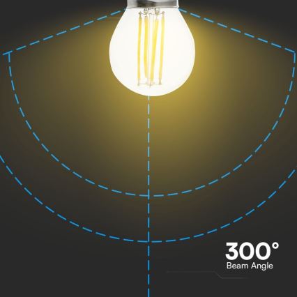 Λαμπτήρας LED FILAMENT G45 E27/6W/230V 6500K