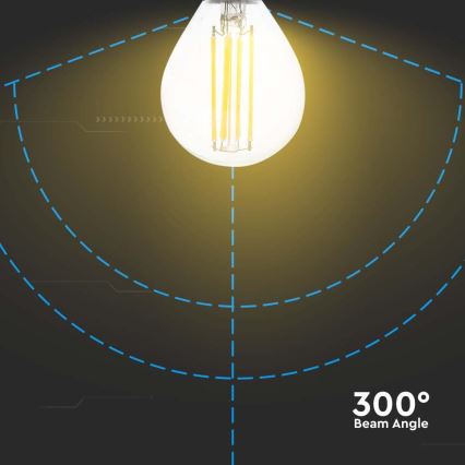 Λαμπτήρας LED FILAMENT P45 E14/6W/230V 6500K