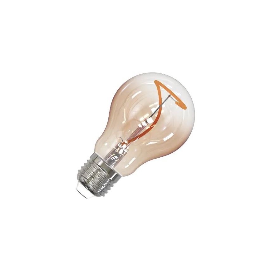 Λαμπτήρας LED FILAMENT SHAPE A60 E27/4W/230V 1800K καφέ