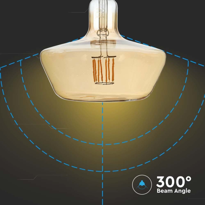 Λαμπτήρας LED FILAMENT T180 E27/8W/230V 1800K