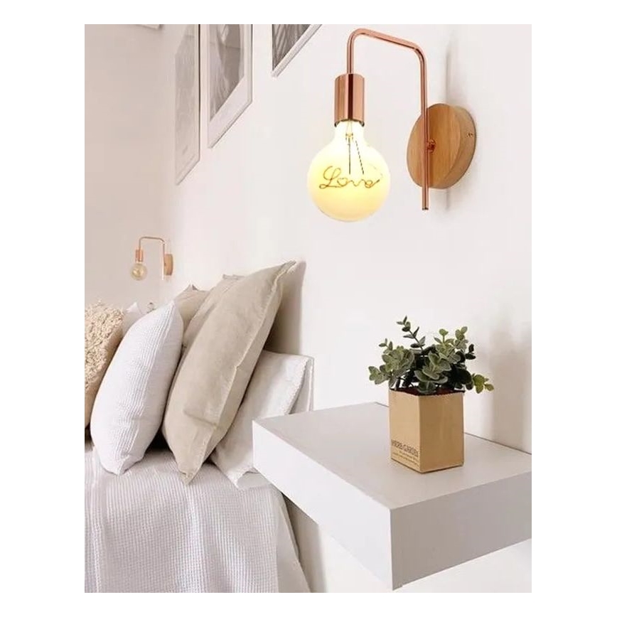 Λαμπτήρας LED FILAMENT VINTAGE LOVE G125 E27/2W/230V 2000K