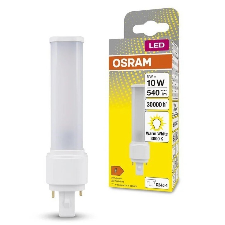 Λαμπτήρας LED G24d-1/5W/230V 3000K - Osram