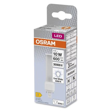 Λαμπτήρας LED G24d-1/5W/230V 4000K - Osram