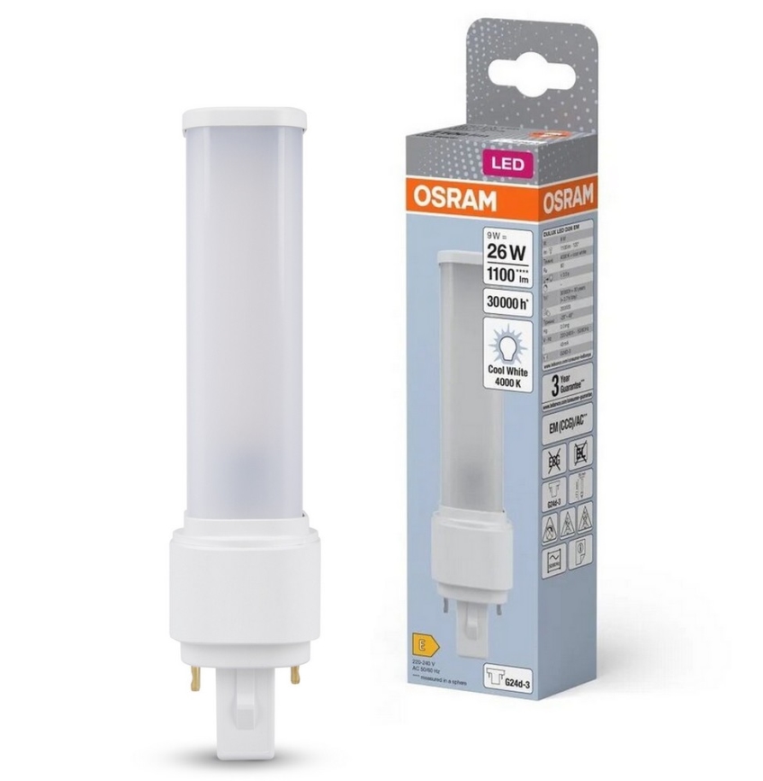 Λαμπτήρας LED G24d-3/9W/230V 4000K - Osram
