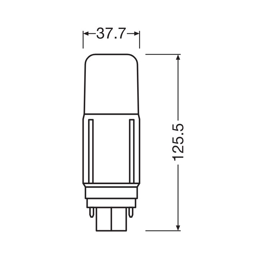 Λαμπτήρας LED G24d/9,5W/230V 3000K - Osram