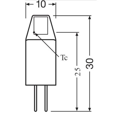 Λαμπτήρας LED G4/10W/12V 2700K - Osram