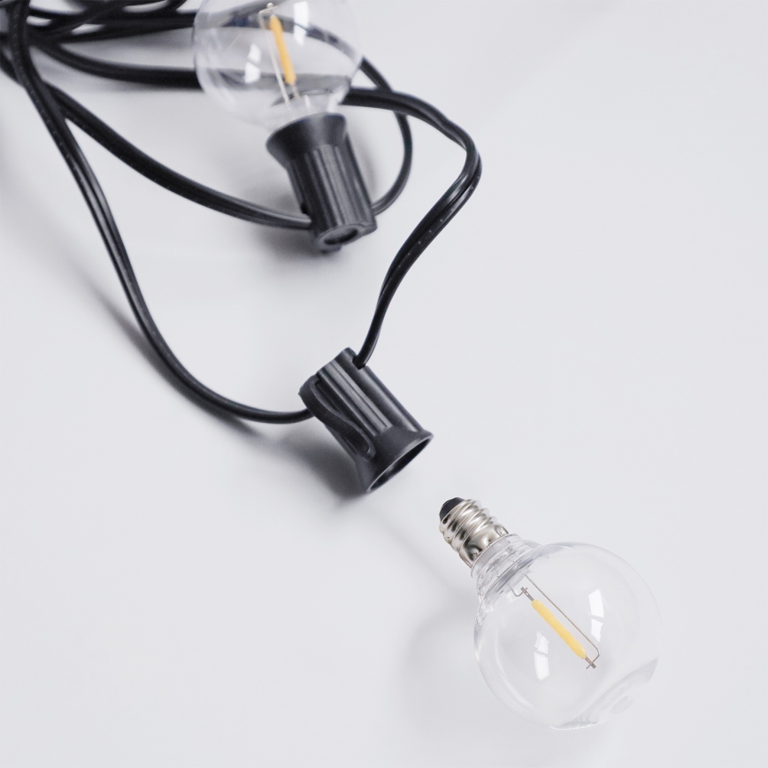 Λαμπτήρας LED G40 E12/0,6W/24V 6000K - Brilagi