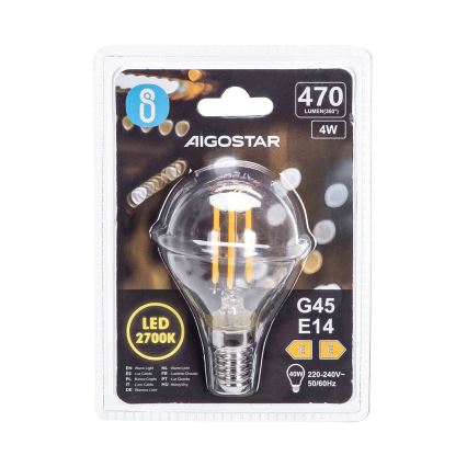 Λαμπτήρας LED G45 E14/4W/230V 2700K - Aigostar