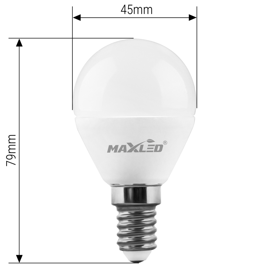 Λαμπτήρας LED G45 E14/7W/230V 4000K