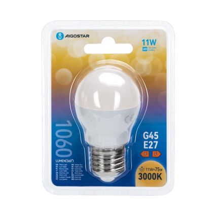 Λαμπτήρας LED G45 E27/11W/230V 3000K - Aigostar