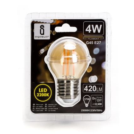 Λαμπτήρας LED G45 E27/4W/230V 2200K - Aigostar