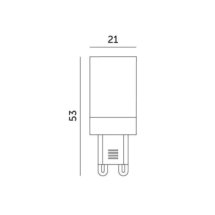 Λαμπτήρας LED G9/3W/230V 3000K 100°