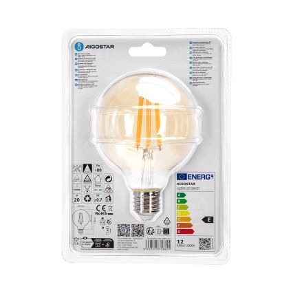 Λαμπτήρας LED G95 E27/12W/230V 2200K - Aigostar