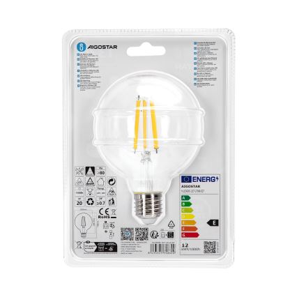 Λαμπτήρας LED G95 E27/12W/230V 2700K - Aigostar
