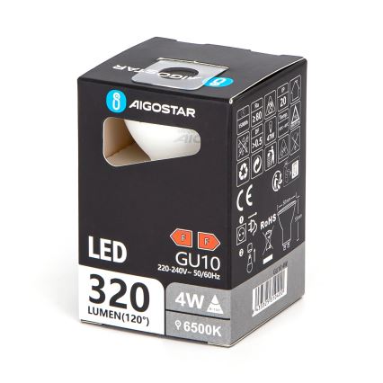Λαμπτήρας LED GU10/4W/230V 6500K - Aigostar