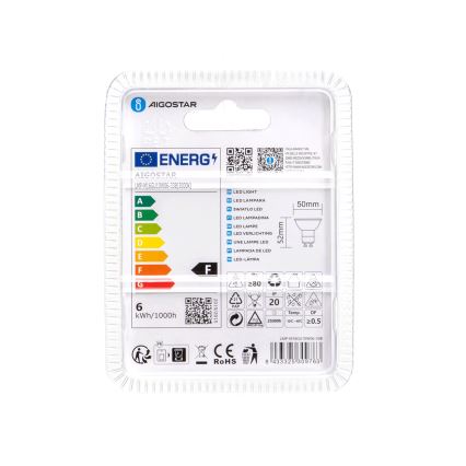 Λαμπτήρας LED GU10/6W/230V 3000K - Aigostar