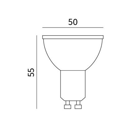 Λαμπτήρας LED GU10/8,5W/230V 3000K