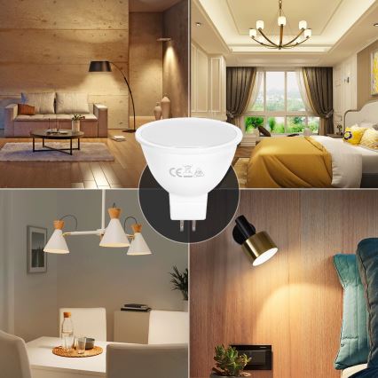 Λαμπτήρας LED MR16 GU5,3/4W/12V 3000K - Aigostar