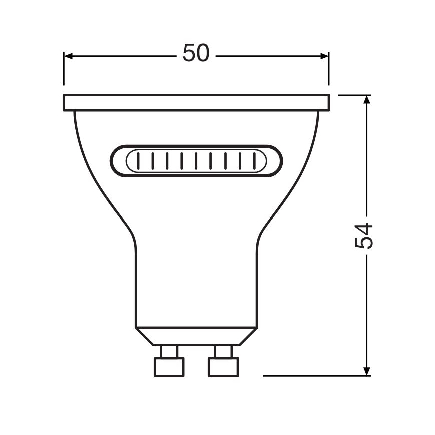 Λαμπτήρας LED PAR16 GU10/4,2W/230V 2700/4000/6500K 36° - Osram