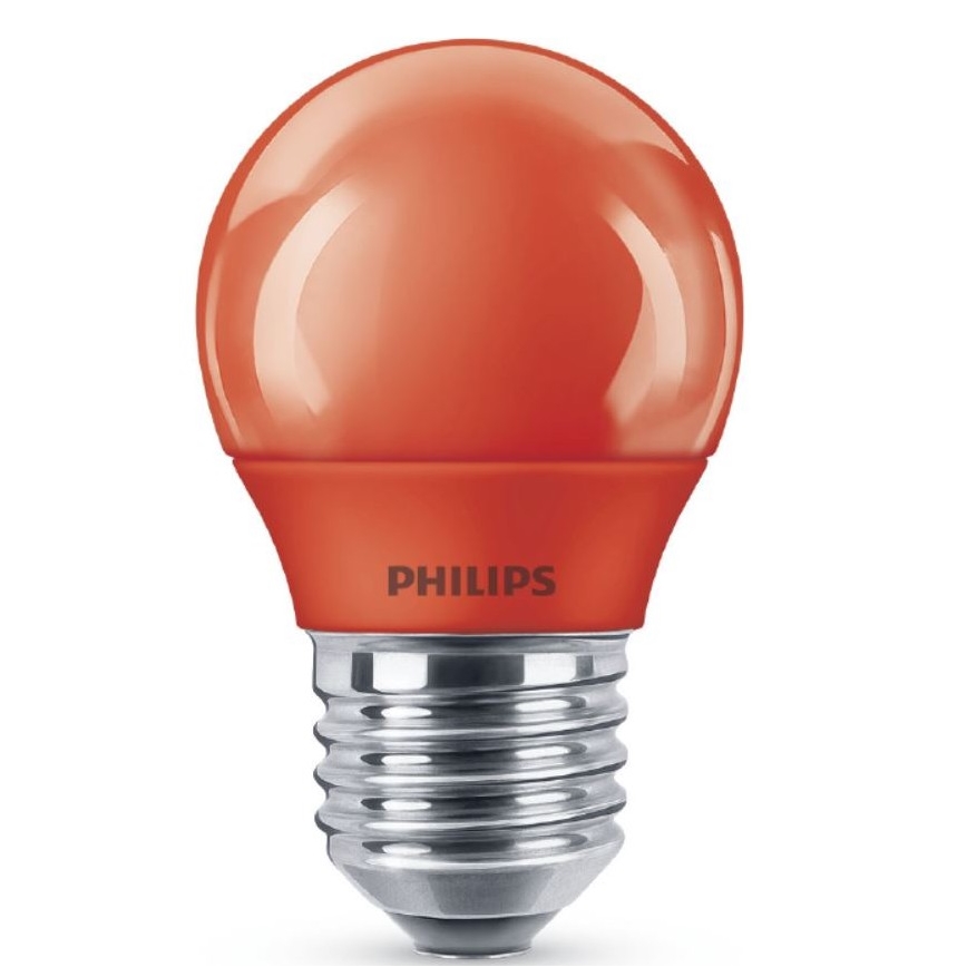 Λαμπτήρας LED Philips E27/3,1W/230V κόκκινος
