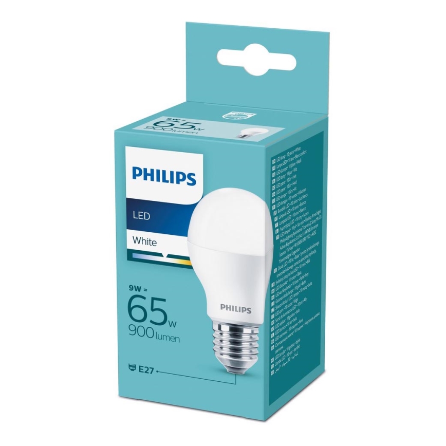 Λαμπτήρας LED Philips E27/9W/230V 3000K