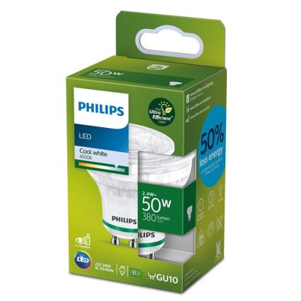 Λαμπτήρας LED Philips GU10/2,4W/230V 4000K