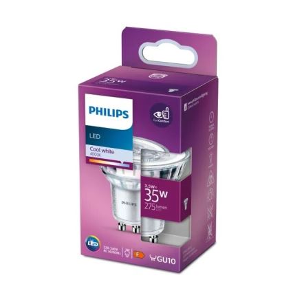 Λαμπτήρας LED Philips PAR16 GU10/3,5W/230V 4000K