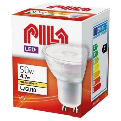 Λαμπτήρας LED Philips Pila PAR16 GU10/4,7W/230V 2700K