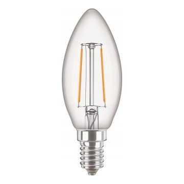 Λαμπτήρας LED Ρετρό Philips Pila E14/2W/230V 2700K