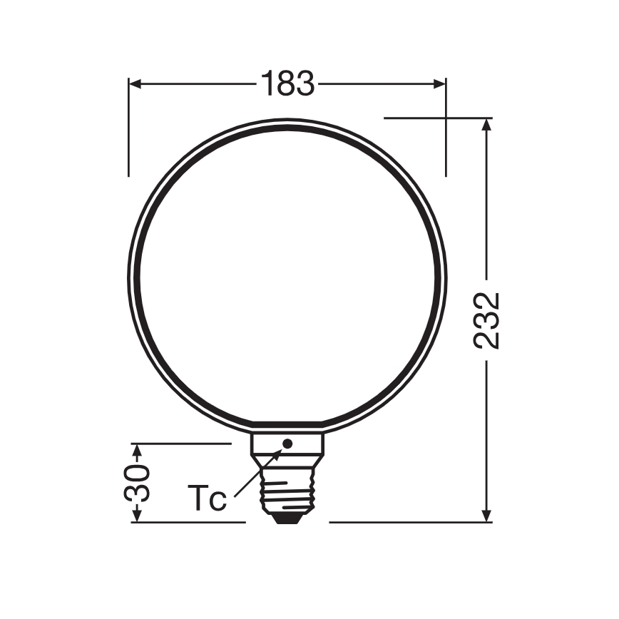 Ρυθμιζόμενη LED λάμπα VINTAGE FILAMENT E27/4W/230V 1800K - Osram