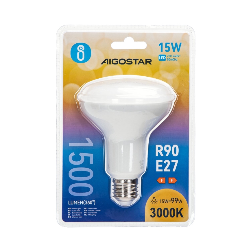 Λαμπτήρας LED R90 E27/15W/230V 3000K - Aigostar
